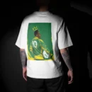 Pele Brazil Graphic Printed Unisex Oversized T-shirt