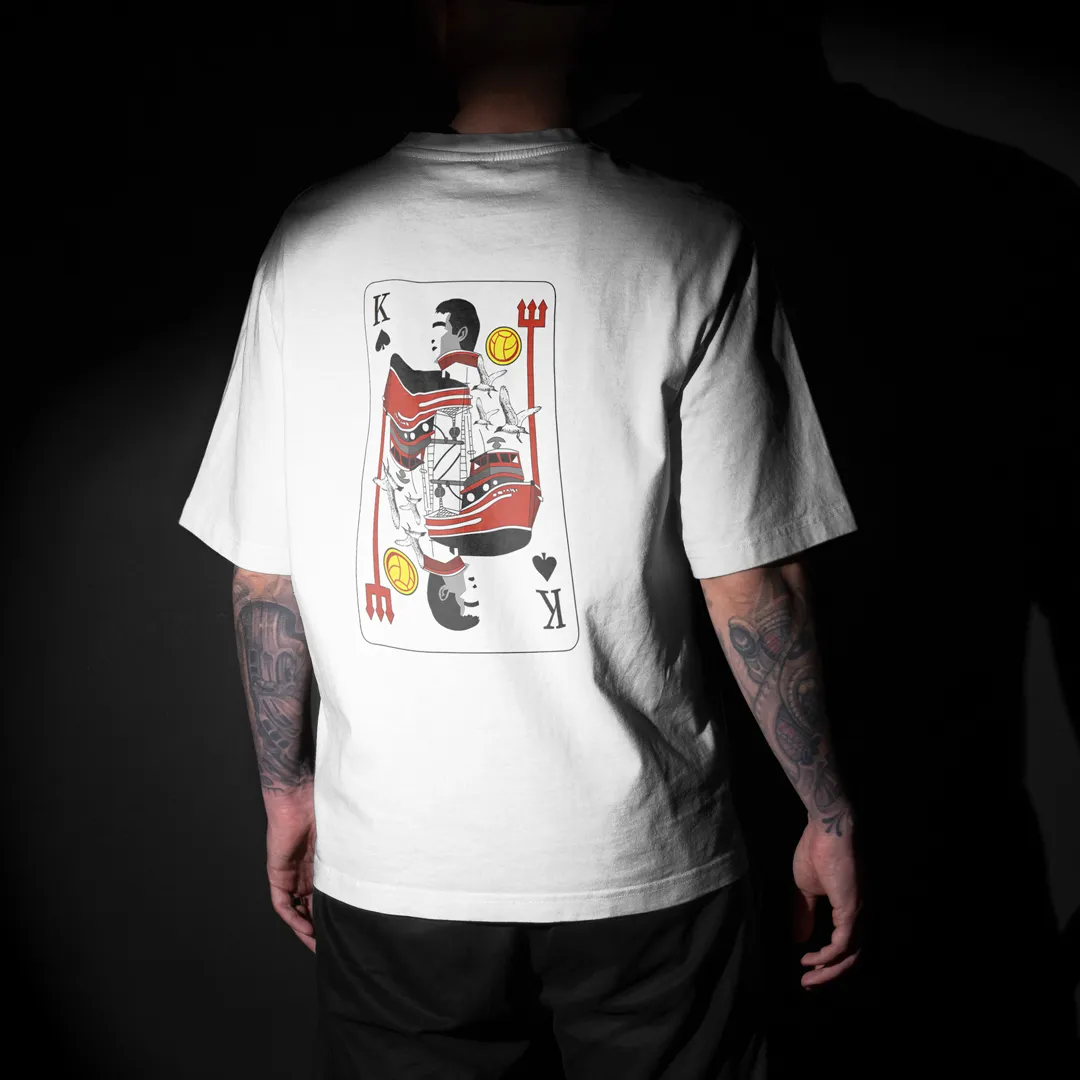 Eric Cantona : Manchester United Graphic Printed Unisex Oversized T-shirt