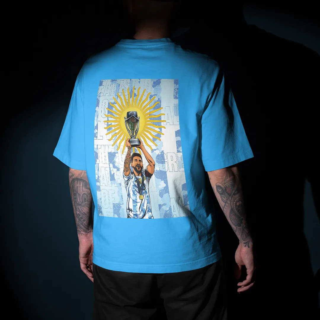 Lionel Messi Graphic Printed Unisex Oversized T-shirt