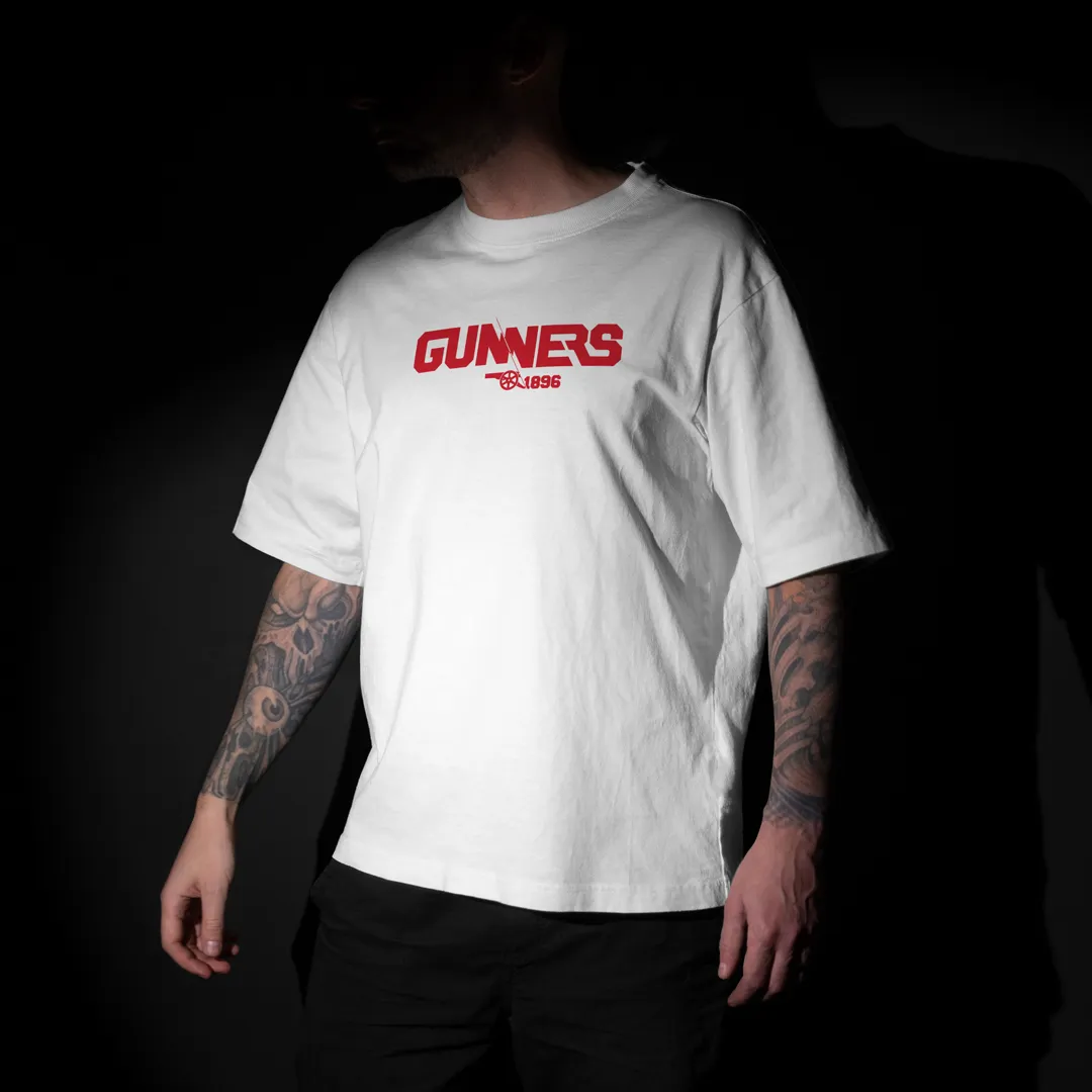 Gunners Graphic Printed Unisex Oversized T-shirt