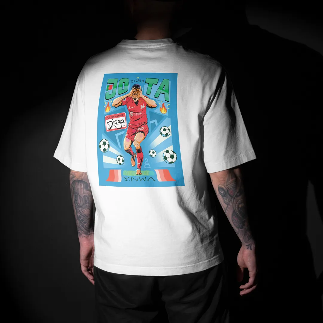 Diogo Jota : Liverpool Graphic Printed Unisex Oversized T-shirt