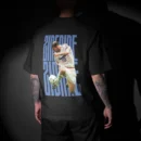 Zinedine Zidane : Real Madrid Graphic Printed Unisex Oversized T-shirt