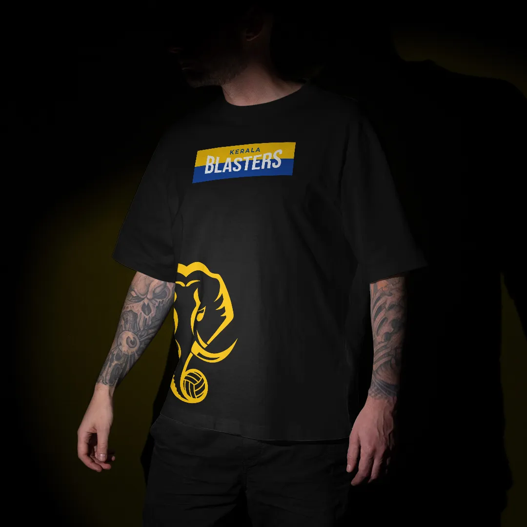 Kerala Blasters Graphic Printed Unisex Oversized T-shirt