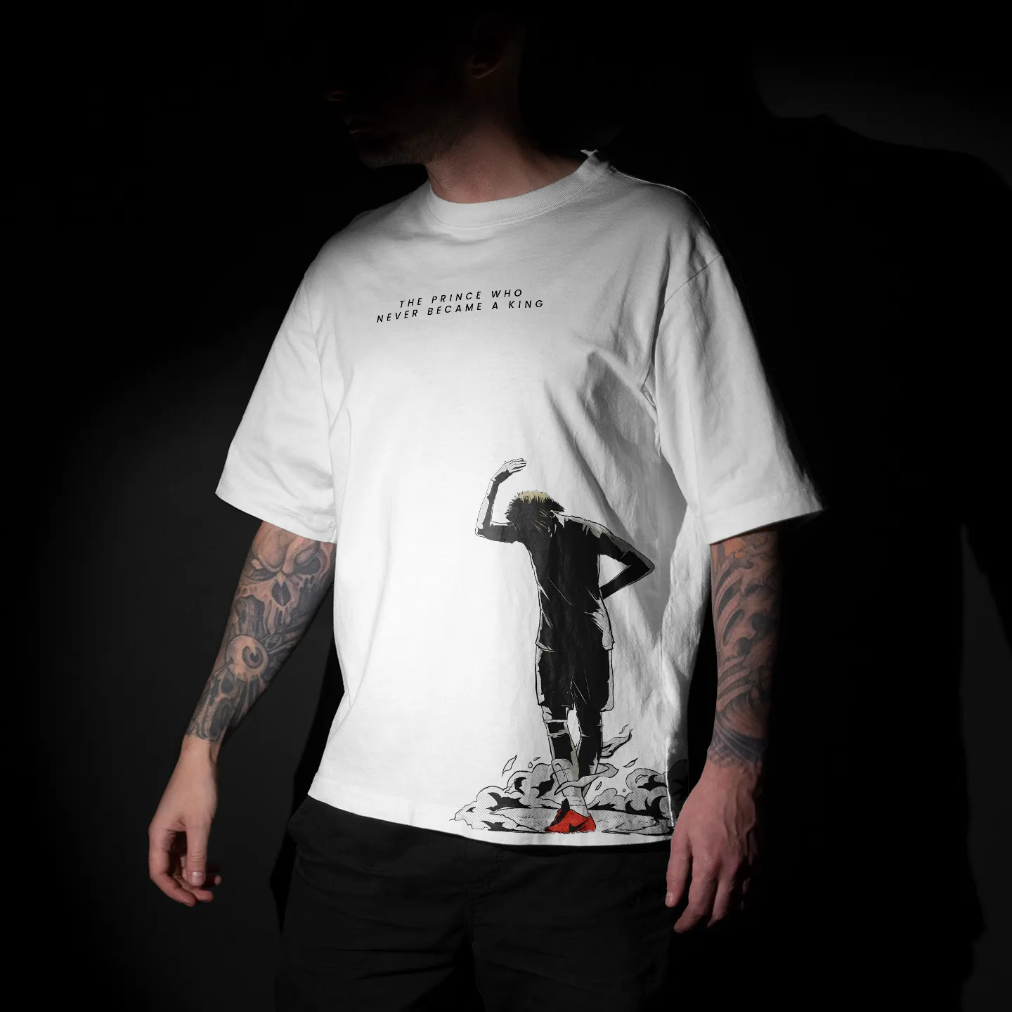 Prince: Neymar Jr Graphic Printed Unisex Oversized T-shirt