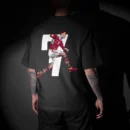 Ronaldo - No: 7 Graphic Printed Unisex Oversized T-shirt
