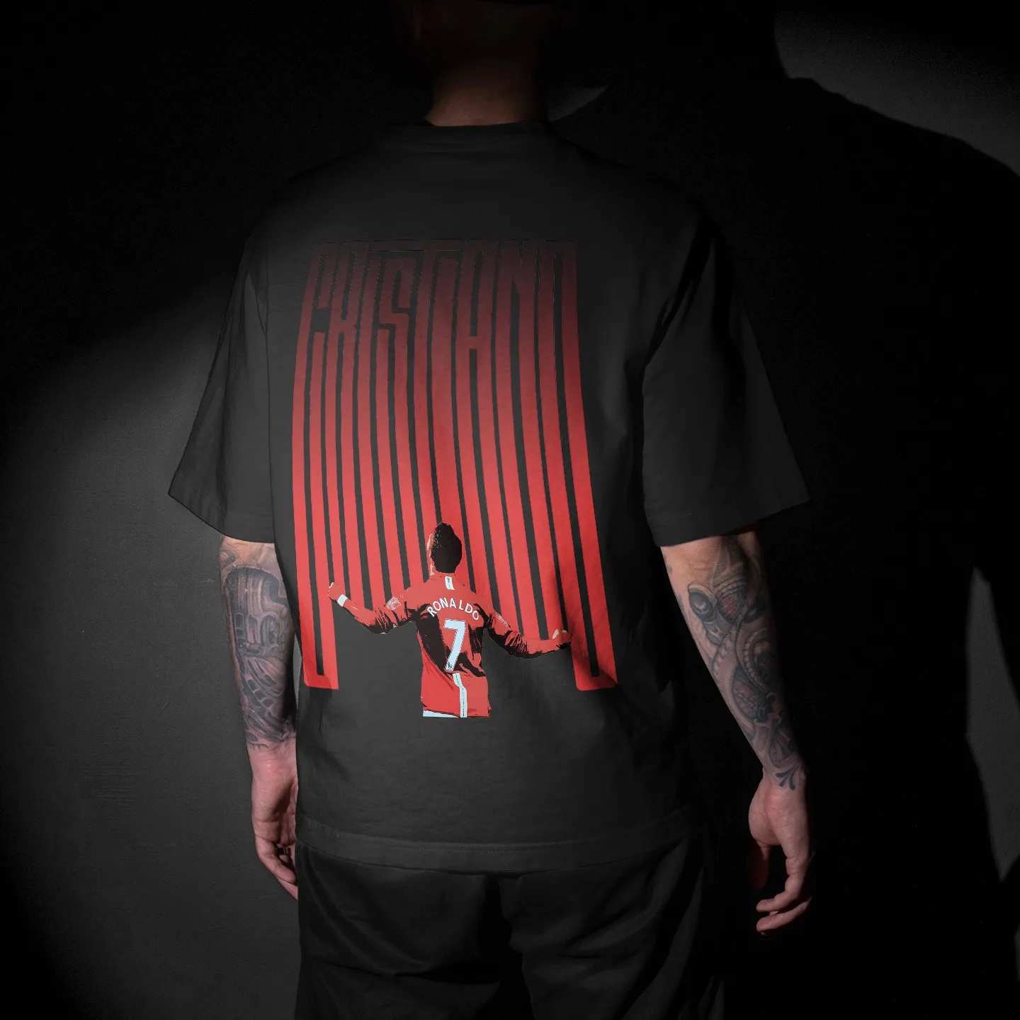 Cristiano Graphic Printed Unisex Oversized T-shirt