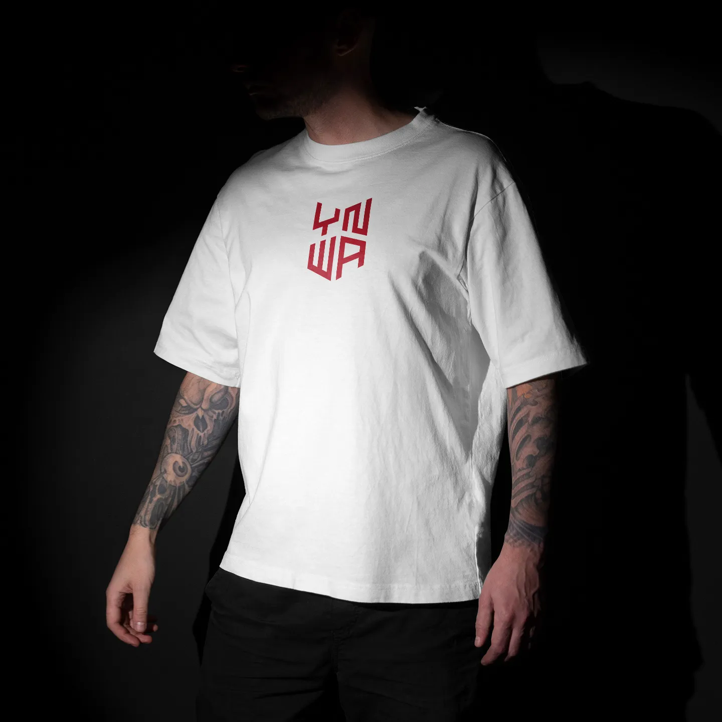 YNWA Minimal Graphic Printed Unisex Oversized T-shirt