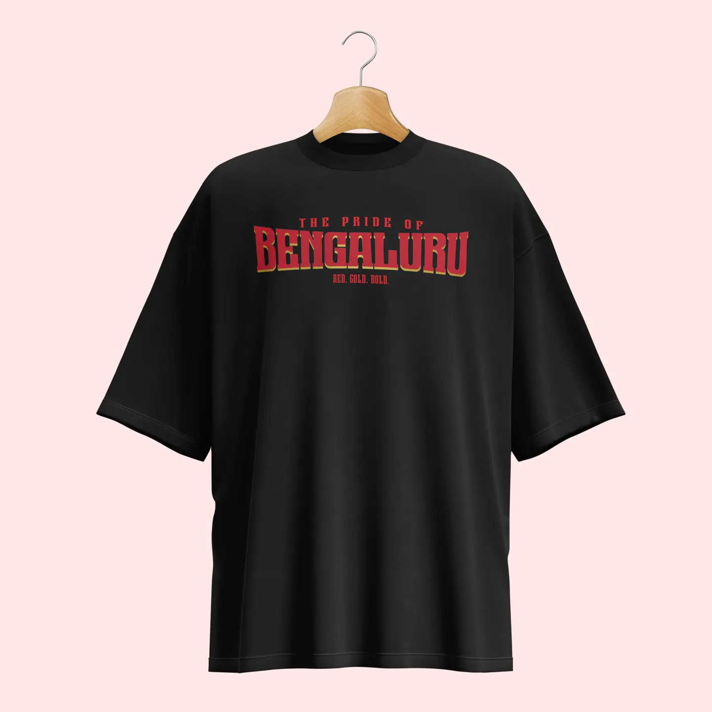 The Pride Of Bengaluru Graphic Printed Unisex Oversized T-shirt