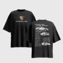 PORSCHE Graphic Printed Unisex Oversized T-shirt