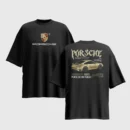PORSCHE Graphic Printed Unisex Oversized T-shirt