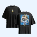 Leo Messi: Argentina Graphic Printed Unisex Oversized T-shirt