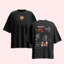 Neymar: Barcelona Graphic Printed Unisex Oversized T-shirt