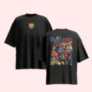 Yamal Comics: Barcelona Graphic Printed Unisex Oversized T-shirt