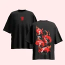 Red Seven: Manchester United Graphic Printed Unisex Oversized T-shirt