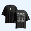 BBC: Real Madrid Graphic Printed Unisex Oversized T-shirt