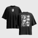 Attack on Titan Anime Graphic Printed Unisex Oversized T-shirt