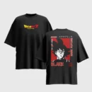Dragon Ball Z Anime Graphic Printed Unisex Oversized T-shirt