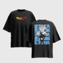 Dragon Ball Z Anime Graphic Printed Unisex Oversized T-shirt