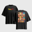 Dragon Ball Z Anime Graphic Printed Unisex Oversized T-shirt