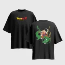 Dragon Ball Z Anime Graphic Printed Unisex Oversized T-shirt