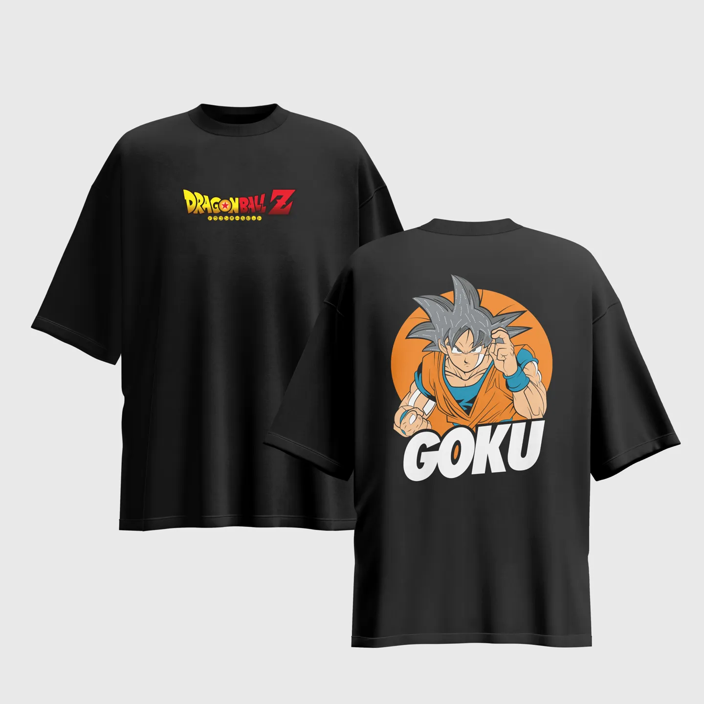 Dragon Ball Z Anime Graphic Printed Unisex Oversized T-shirt