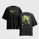 Dragon Ball Z Anime Graphic Printed Unisex Oversized T-shirt