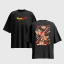 Dragon Ball Z Anime Graphic Printed Unisex Oversized T-shirt
