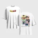 Dragon Ball Z Anime Graphic Printed Unisex Oversized T-shirt