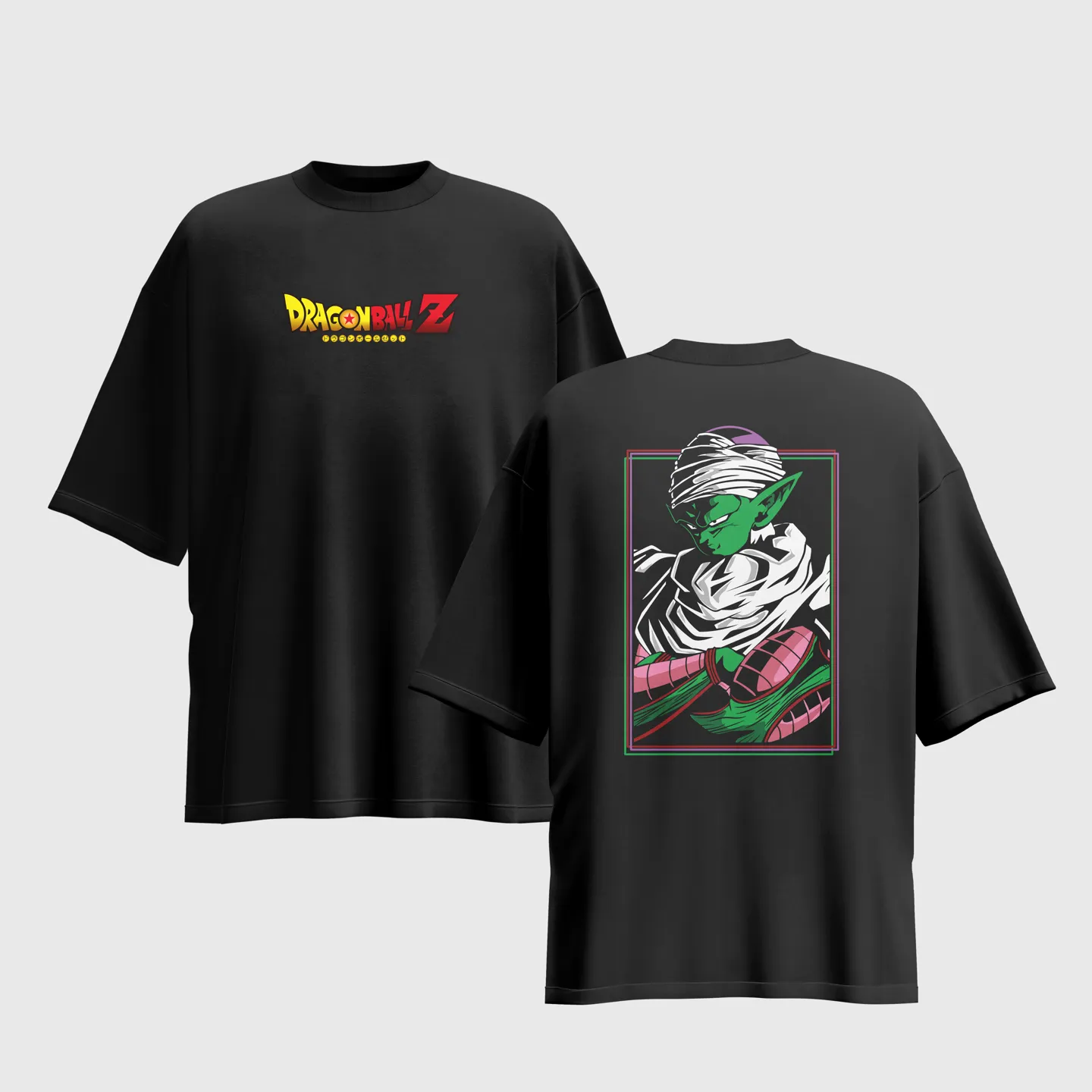 Dragon Ball Z Anime Graphic Printed Unisex Oversized T-shirt