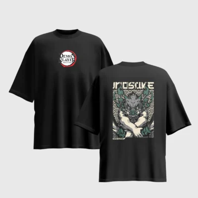 Demon Slayer Anime Graphic Printed Unisex Oversized T-shirt