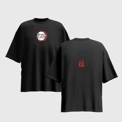 Demon Slayer Anime Graphic Printed Unisex Oversized T-shirt