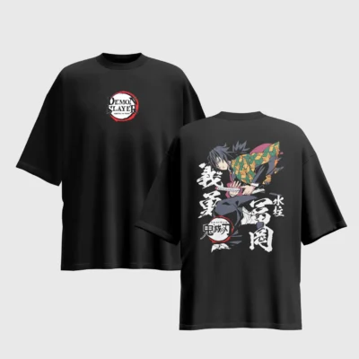 Demon Slayer Anime Graphic Printed Unisex Oversized T-shirt