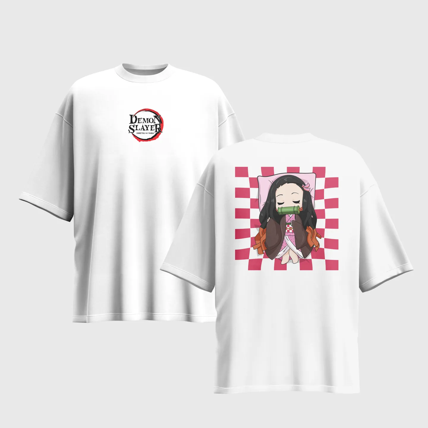 Demon Slayer Anime Graphic Printed Unisex Oversized T-shirt