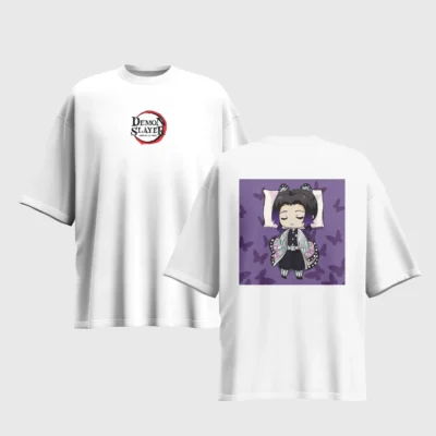 Demon Slayer Anime Graphic Printed Unisex Oversized T-shirt