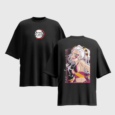 Demon Slayer Anime Graphic Printed Unisex Oversized T-shirt