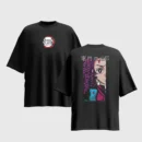 Demon Slayer Anime Graphic Printed Unisex Oversized T-shirt