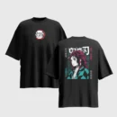 Demon Slayer Anime Graphic Printed Unisex Oversized T-shirt