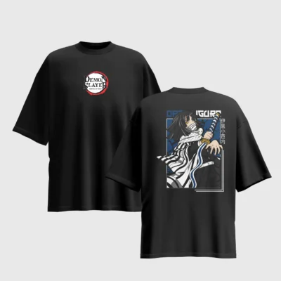 Demon Slayer Anime Graphic Printed Unisex Oversized T-shirt