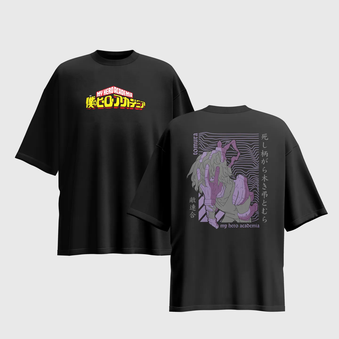 My Hero Academia Anime Graphic Printed Unisex Oversized T-shirt