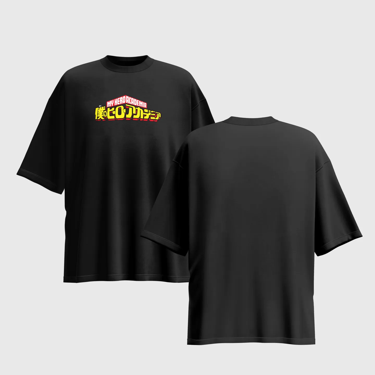 My Hero Academia Anime Graphic Printed Unisex Oversized T-shirt
