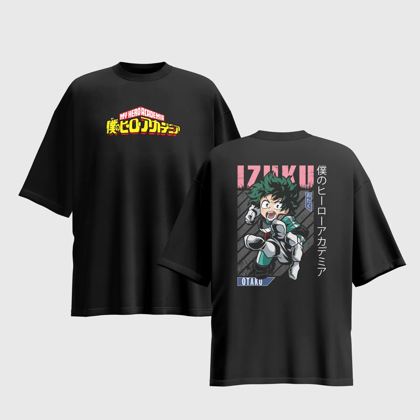 My Hero Academia Anime Graphic Printed Unisex Oversized T-shirt