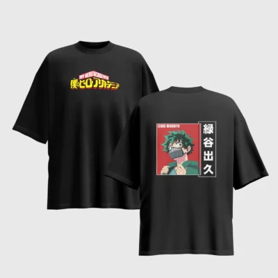 My Hero Academia Anime Graphic Printed Unisex Oversized T-shirt