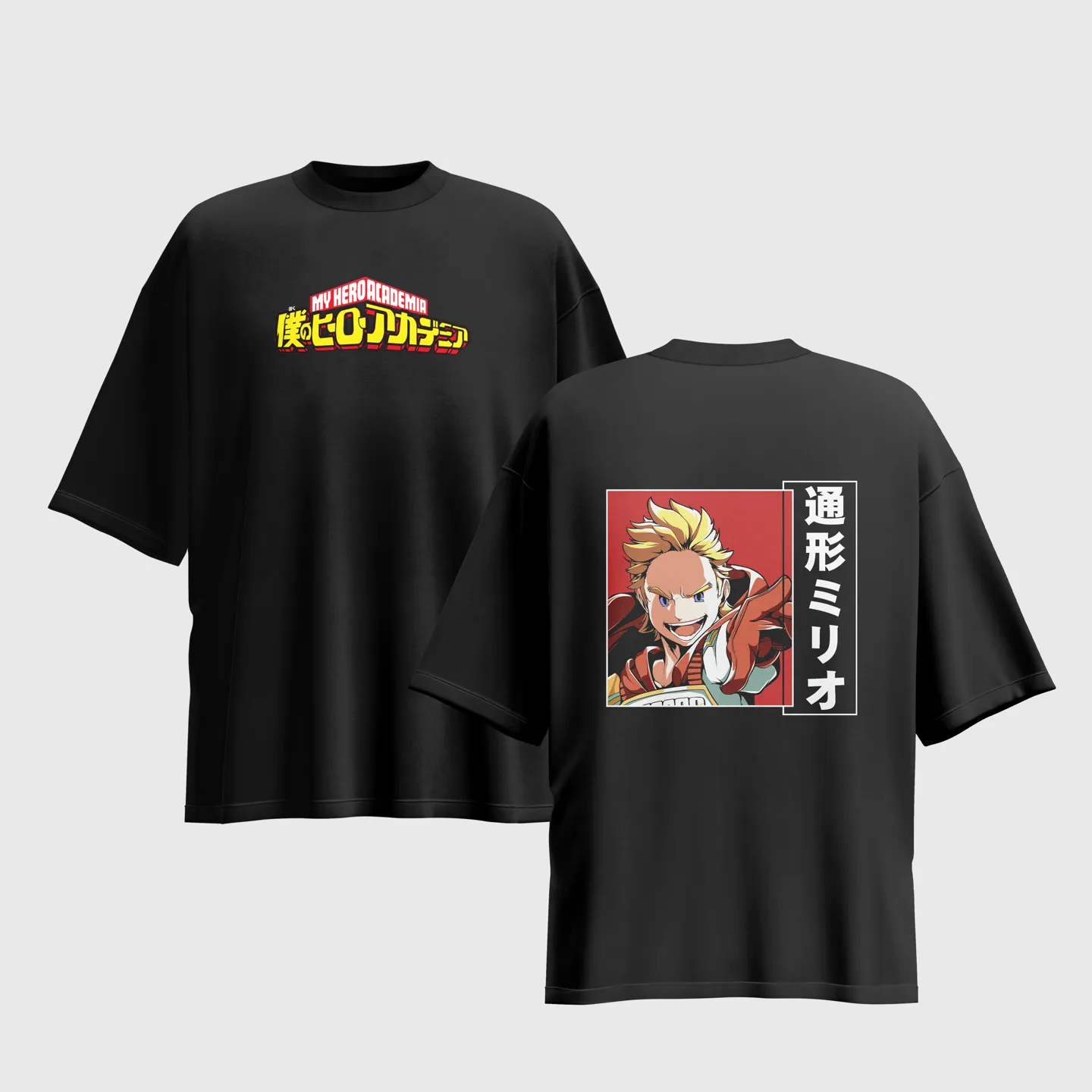 My Hero Academia Anime Graphic Printed Unisex Oversized T-shirt