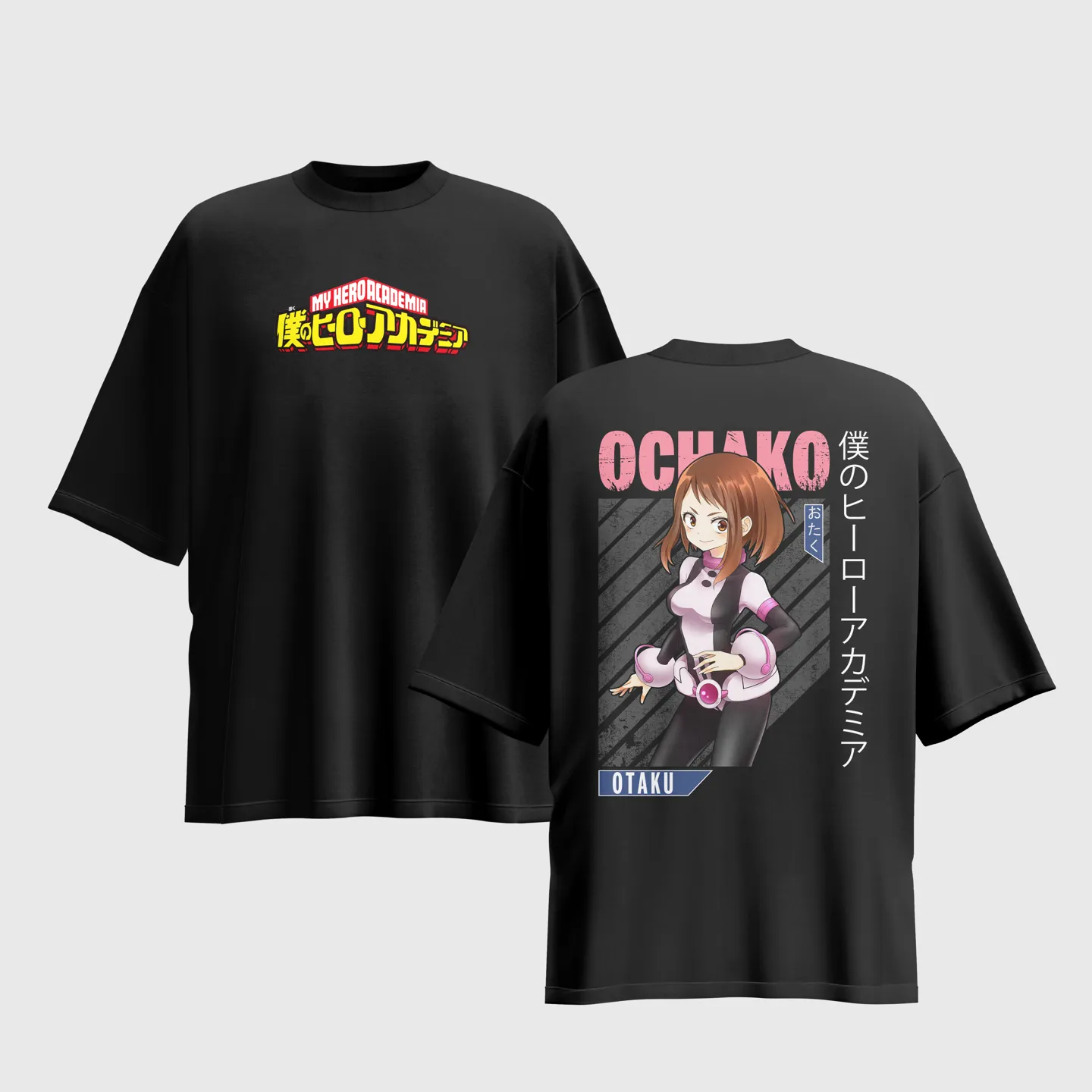 My Hero Academia Anime Graphic Printed Unisex Oversized T-shirt