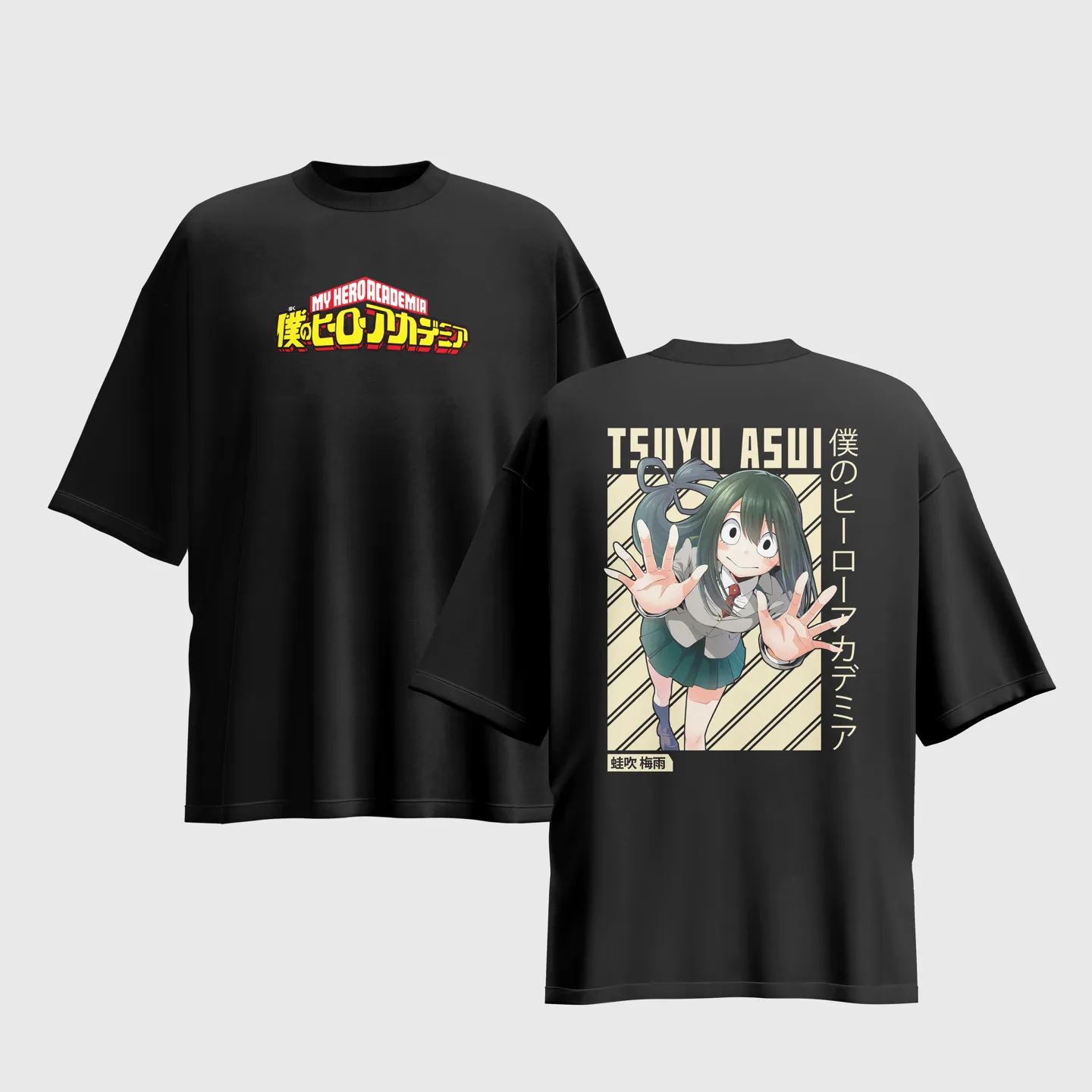 My Hero Academia Anime Graphic Printed Unisex Oversized T-shirt