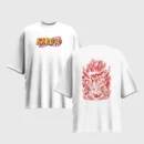 Naruto Anime Graphic Printed Unisex Oversized T-shirt