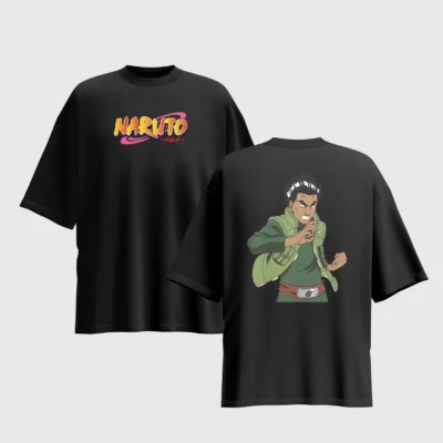 Naruto Anime Graphic Printed Unisex Oversized T-shirt