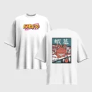 Naruto Anime Graphic Printed Unisex Oversized T-shirt