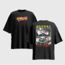 Naruto Anime Graphic Printed Unisex Oversized T-shirt