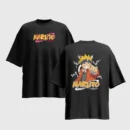 Naruto Anime Graphic Printed Unisex Oversized T-shirt